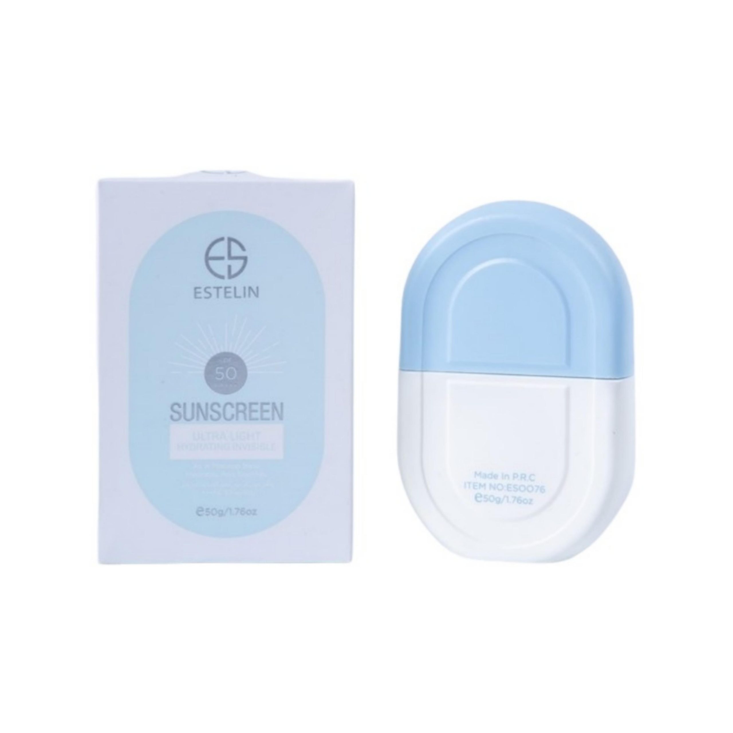 کرم ضد آفتاب بی رنگ استلین Estelin SPF 50